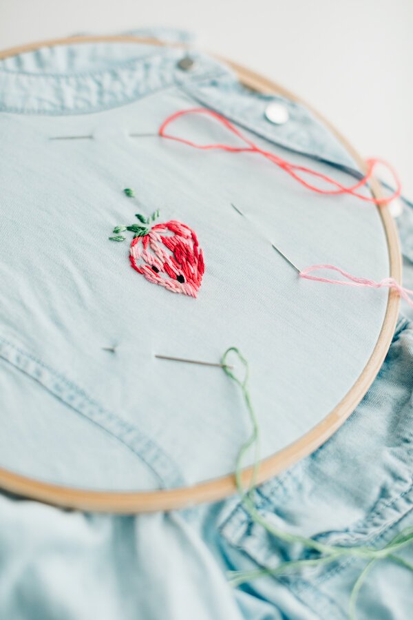 How to choose the best fabric for embroidery - Gathered