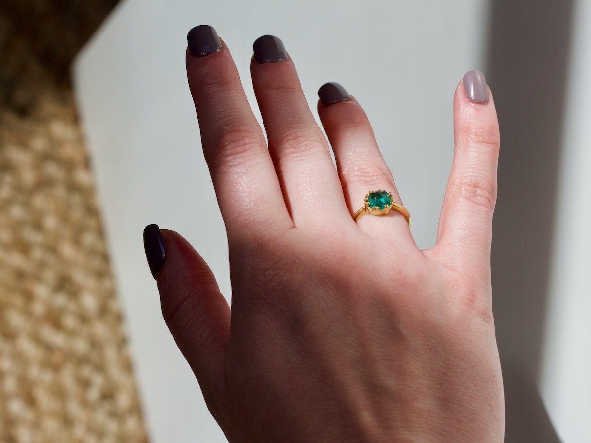 Sol Emerald Ring