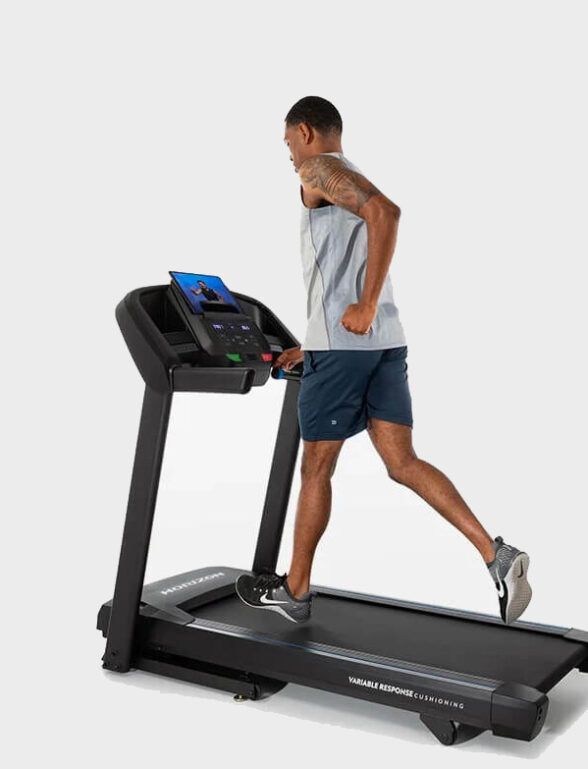 The 5 Best Foldable Treadmills For Your Small Space 2024 The Good Trade   Horizon Fitness Folding Treadmill 2 Edited 1 588x769 