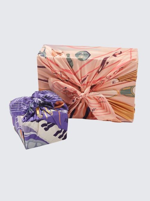 Grofry Wrapping Paper Environmentally Friendly Eye-catching Exquisite Workmanship Delicate Fabric Hard to Tear Decorative Plaid Pattern Korean Flower