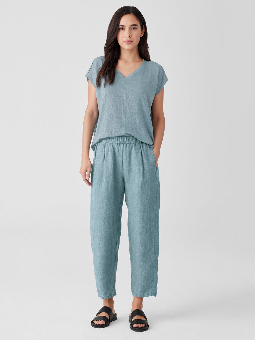 Pants & Jumpsuits  Eileen Fisher Womens Washed Organic Linen