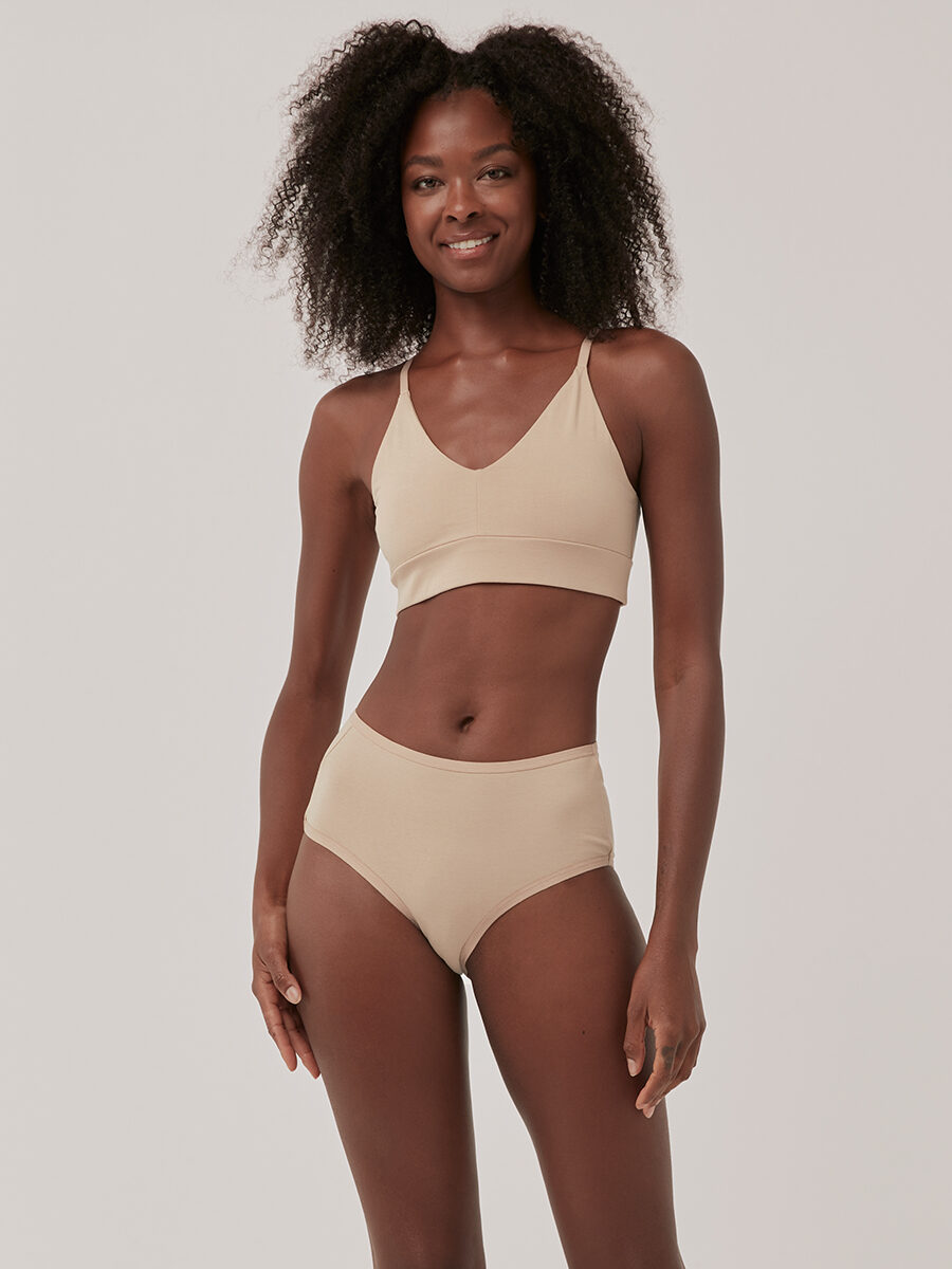BELLE Organic Cotton Bralette (Made in USA)