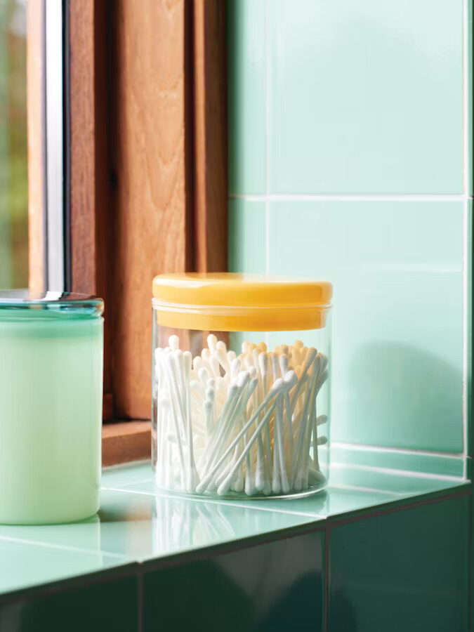 Eco Friendly Wooden Cap Food Kitchen Organization Glass Storage