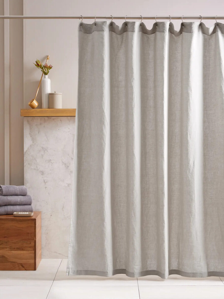 5 Eco-Friendly & Organic Shower Curtains For 2023 - The Good Trade