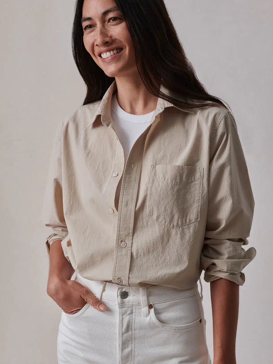 The Button-Down That Wont Leave You With Button-Down Boob Gap
