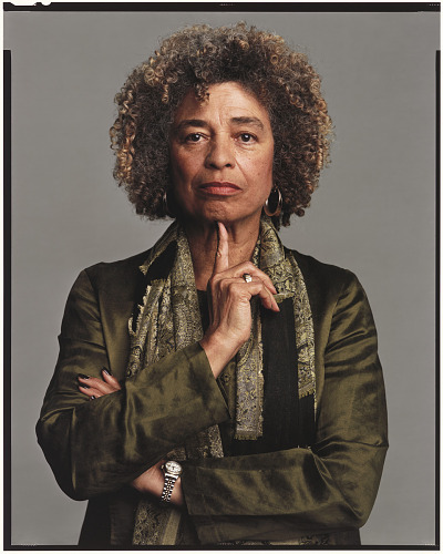 Angela Davis portrait photographed by Timothy Greenfield-Sanders