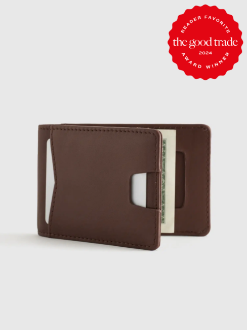 8 Best Sustainable Leather Wallets For Men 2024 The Good Trade   Quince Wallet Reader Award 2024 488x650 