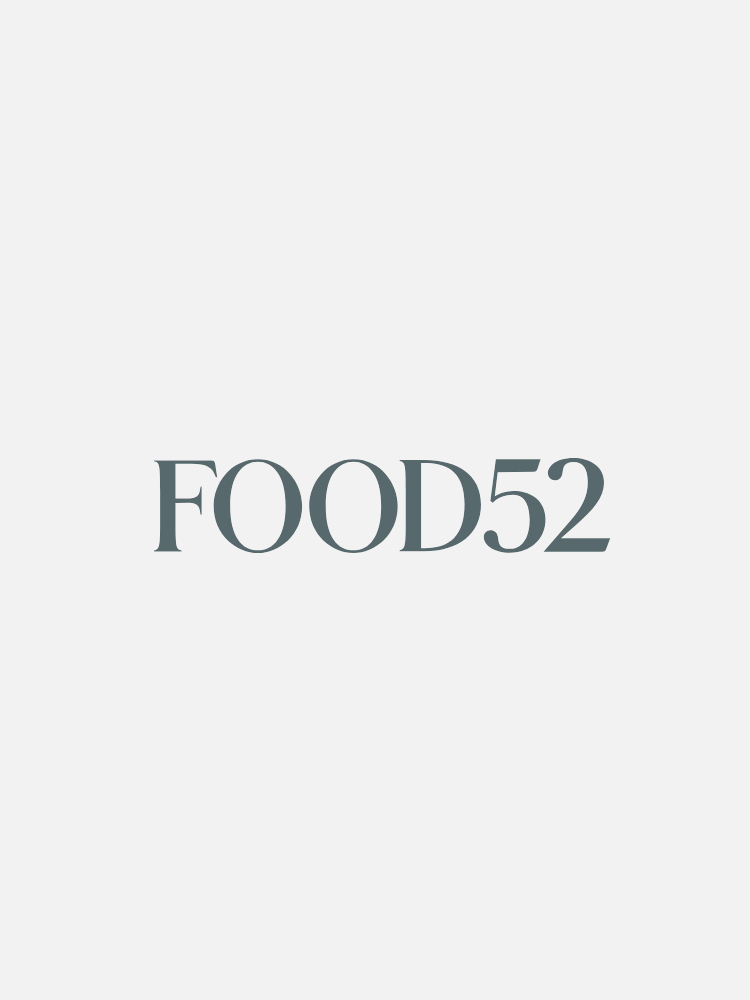 The image displays the logo of Food52, featuring the text "FOOD52" in uppercase letters against a plain background.