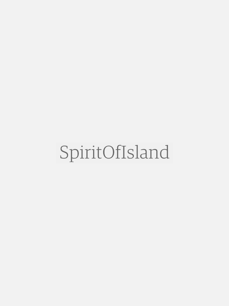 Text displaying "SpiritOfIsland" in gray letters on a white background.