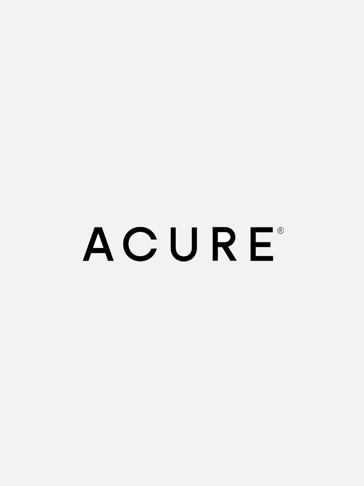 White background with the word "ACURE" in black, capitalized letters centered on it.