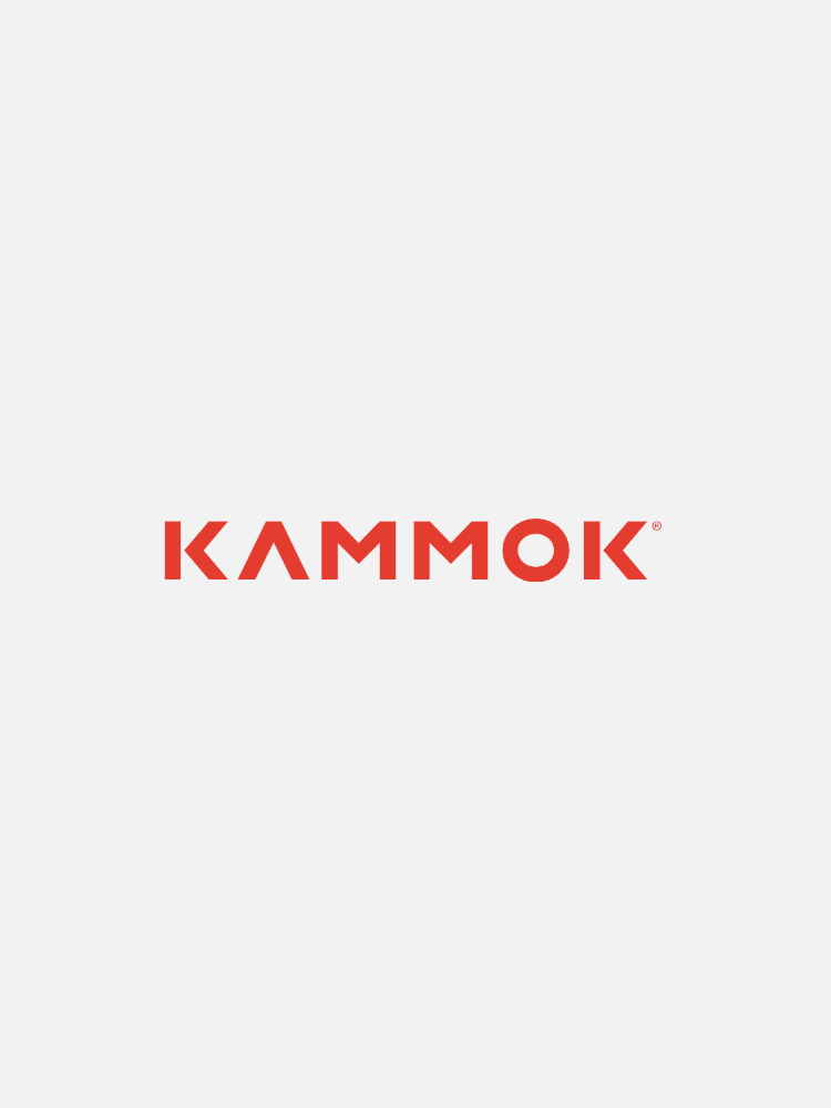 The image shows the word "Kammok" in bold, red, uppercase letters on a plain white background.