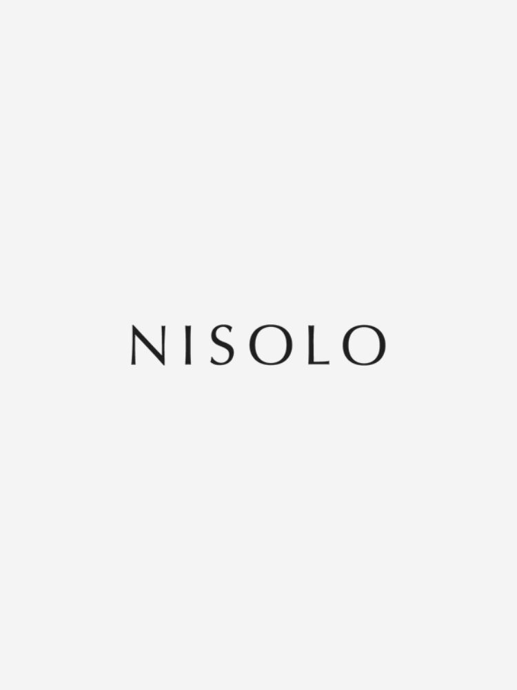 The image shows the word “NISOLO” in black, capital letters centered on a white background.
