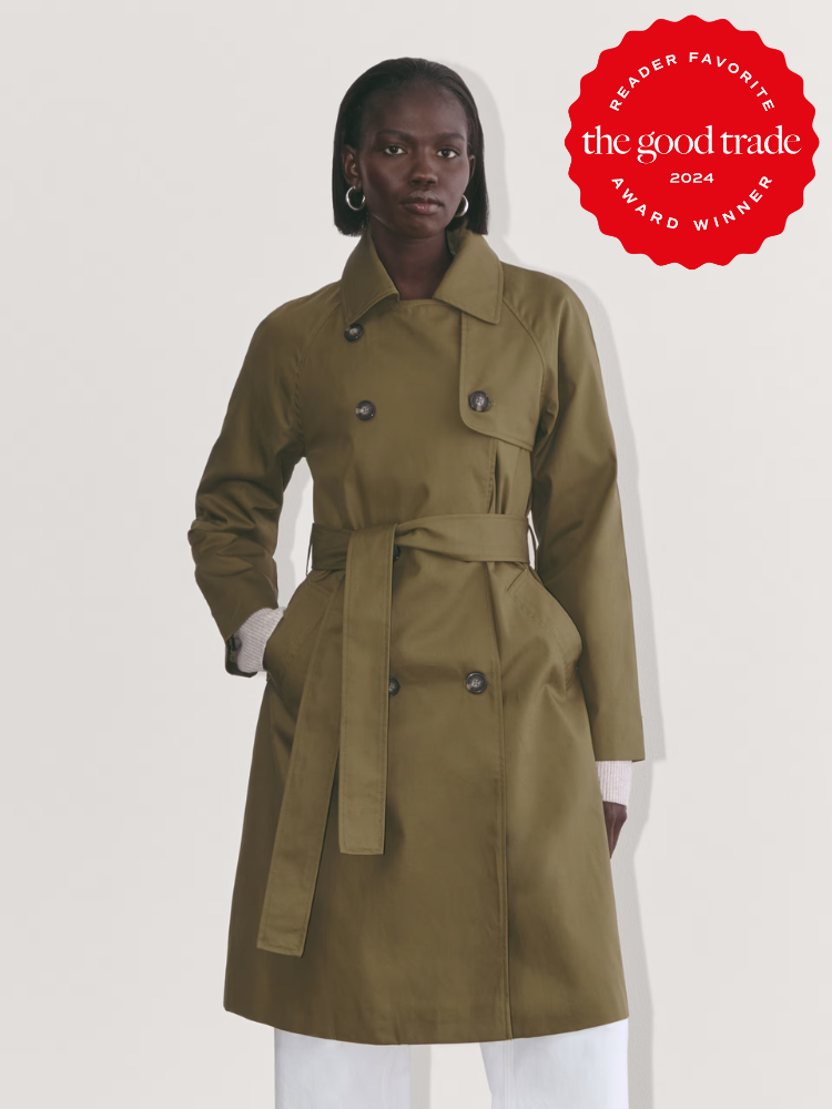 Sustainable wool coat online