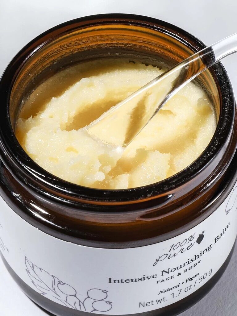 Close up of 100% Pure's Body Butter. 