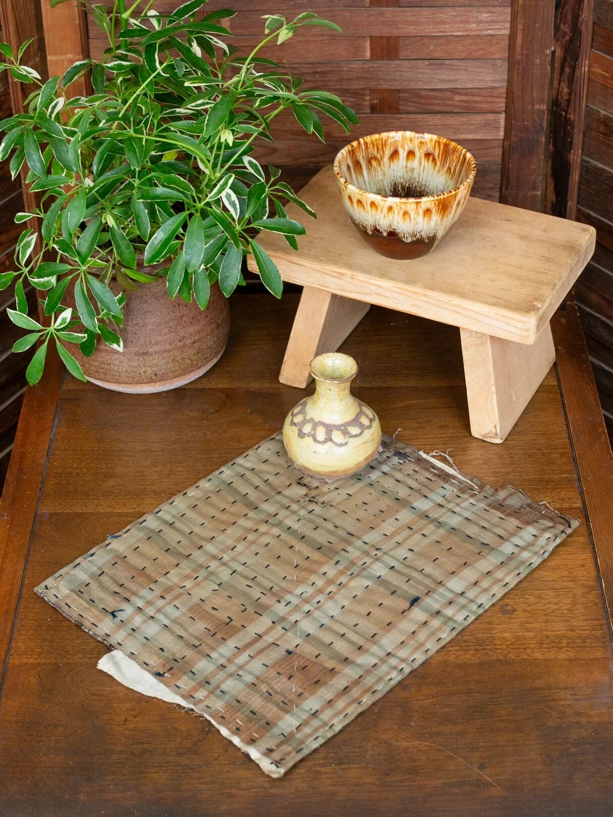 A Japanese table mat from Kiriko. 