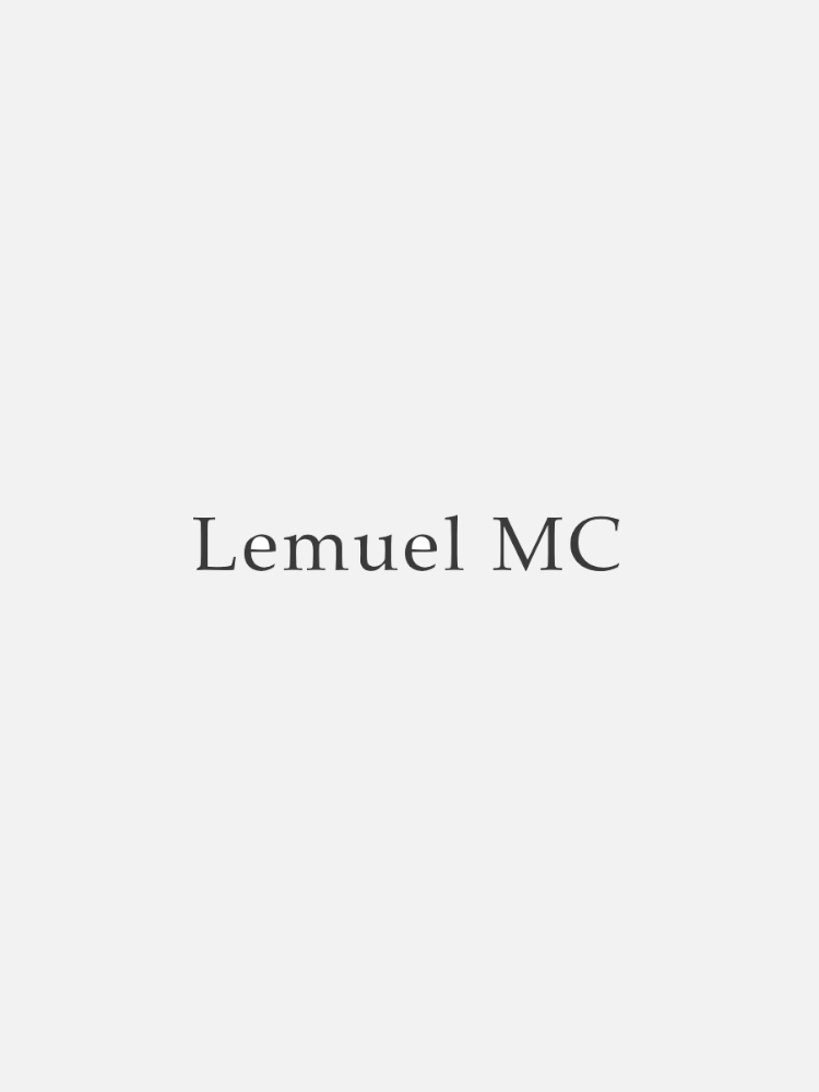 A plain white background with the text "Lemuel MC" written in the center in a simple, gray font.